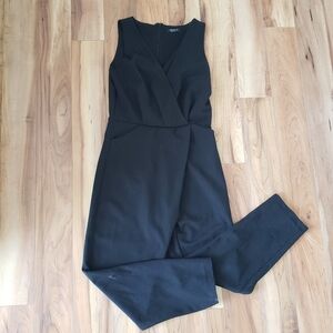 Black Sleeveless Jumpsuit Made in Italy